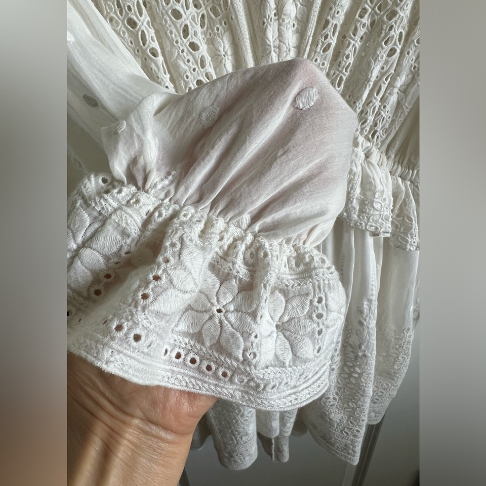 Zimmermann Cream Eyelet Dress - Picture 9 of 13